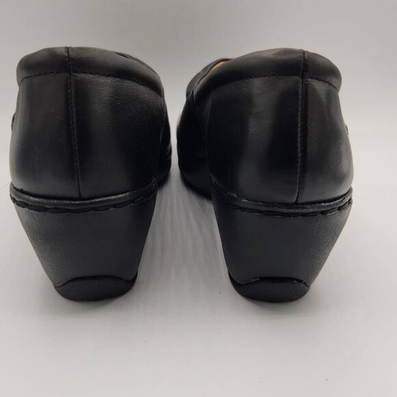 Nurse Mates Bryar Slip Resistant Clogs, Black, Women's 9.5 Nursing Pillowtop - Picture 5 of 9